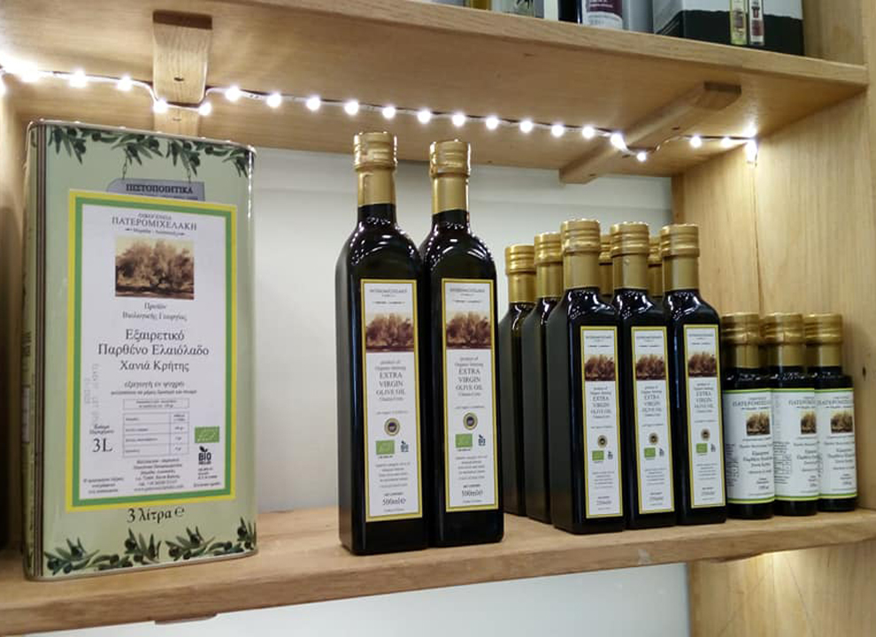 olive oil bottles
